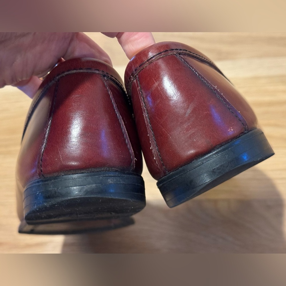 GH Bass Tassel Loafers 👞 burgundy wine color - Picture 8 of 10
